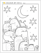 IXL Colour by Skill Monsters